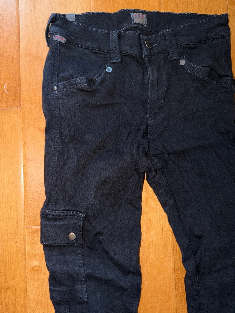 Citizens of Humanity COH "HOPE CARGO SKINNY" Jeans Black Cotton Style 1369-818 - Picture 8 of 15